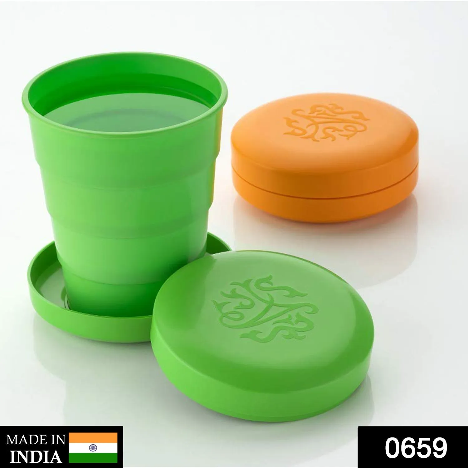 0659 Portable Travelling Cup / Tumbler With Lid