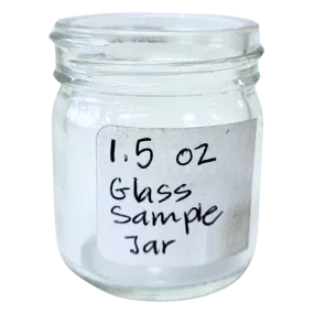 1.5 oz Glass Sample Jar