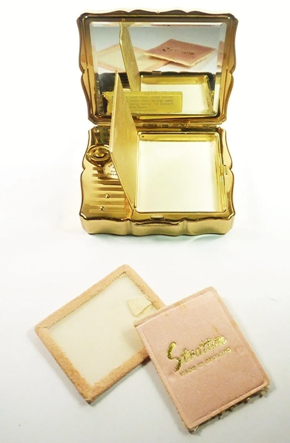 1950s Stratton Ballet Themed Musical Powder Box