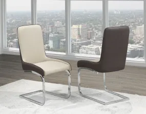 2, 4 or 6 Leather Fabric Dining Chairs- Model #912B