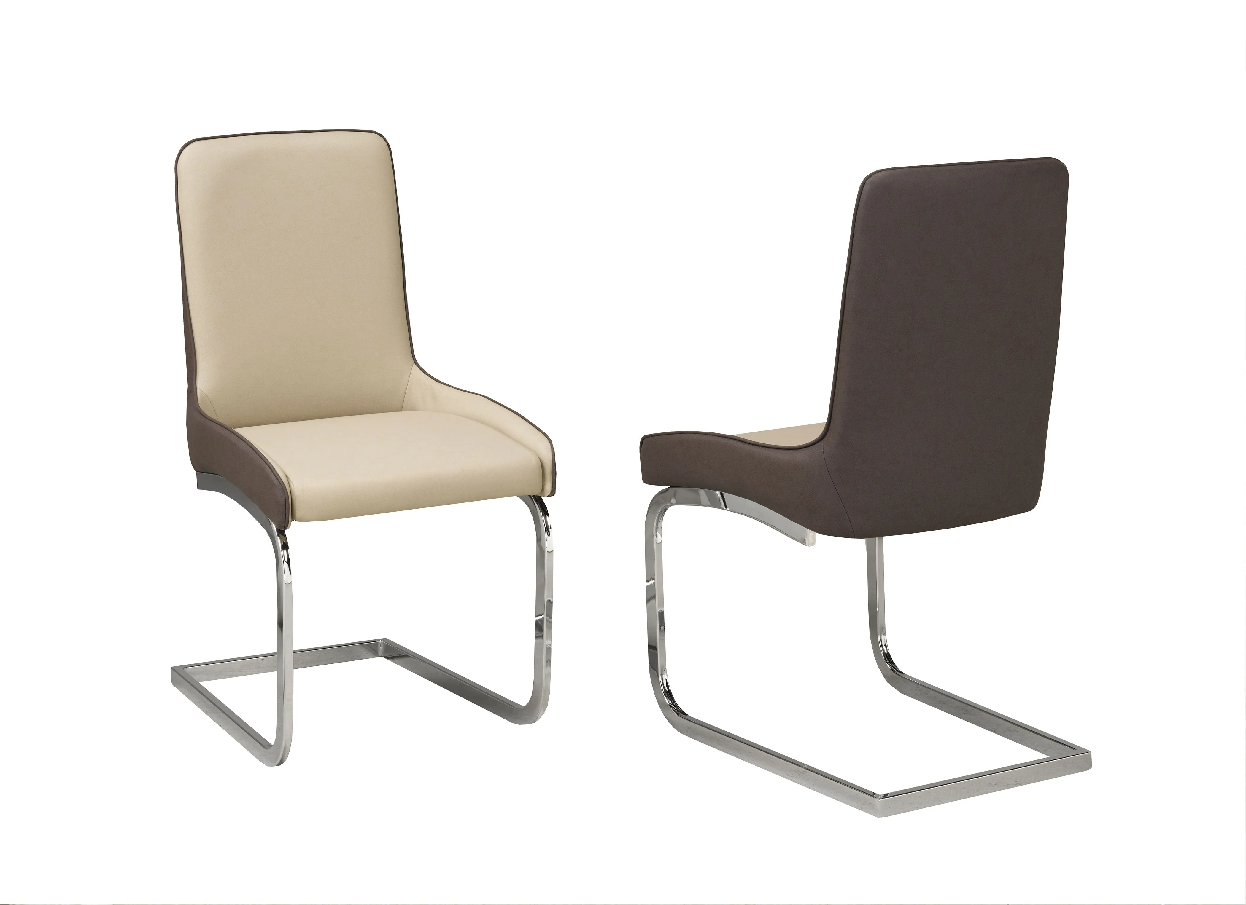 2, 4 or 6 Leather Fabric Dining Chairs- Model #912B