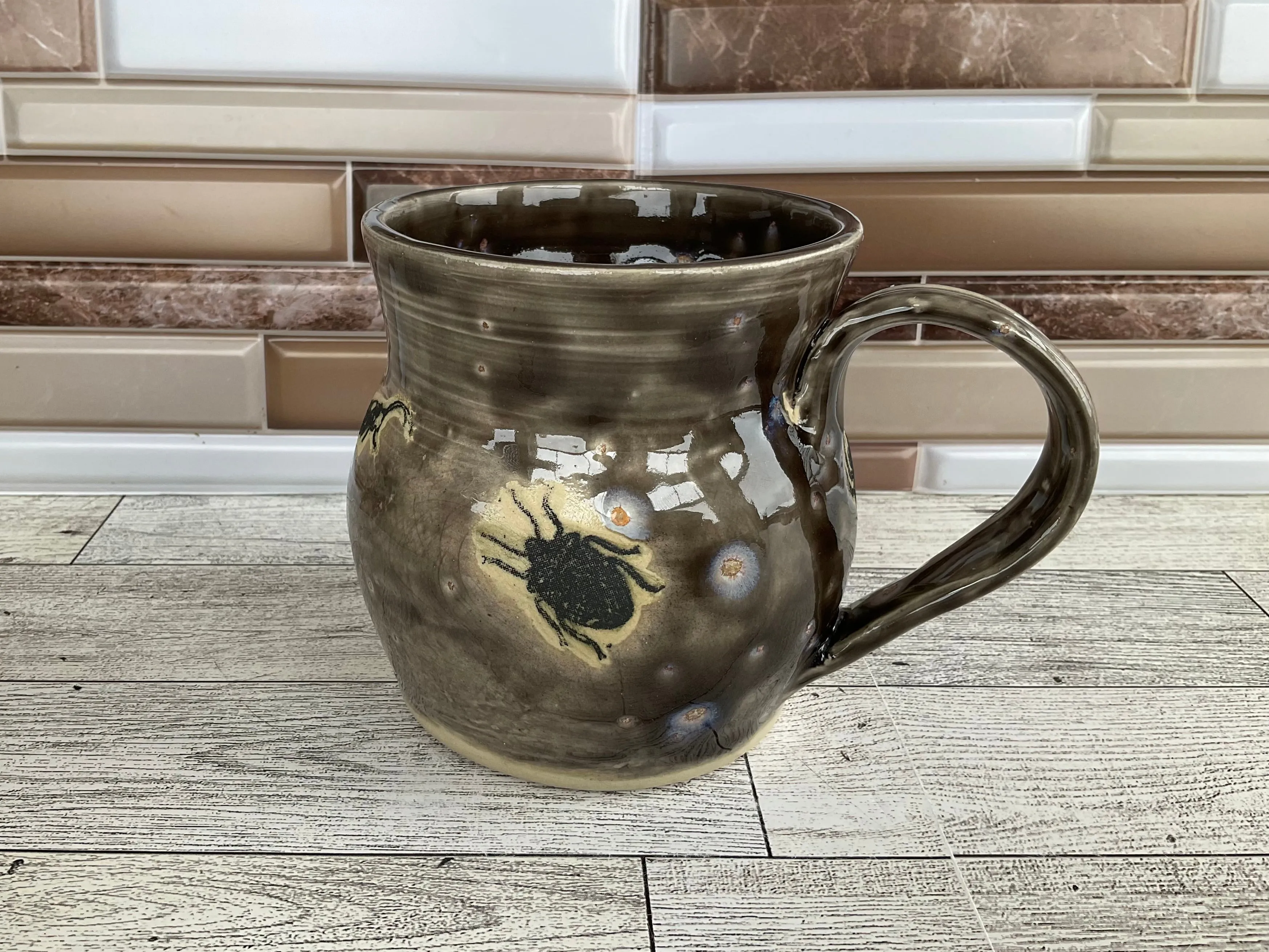 20 oz Galaxy Bug Ceramic Mug