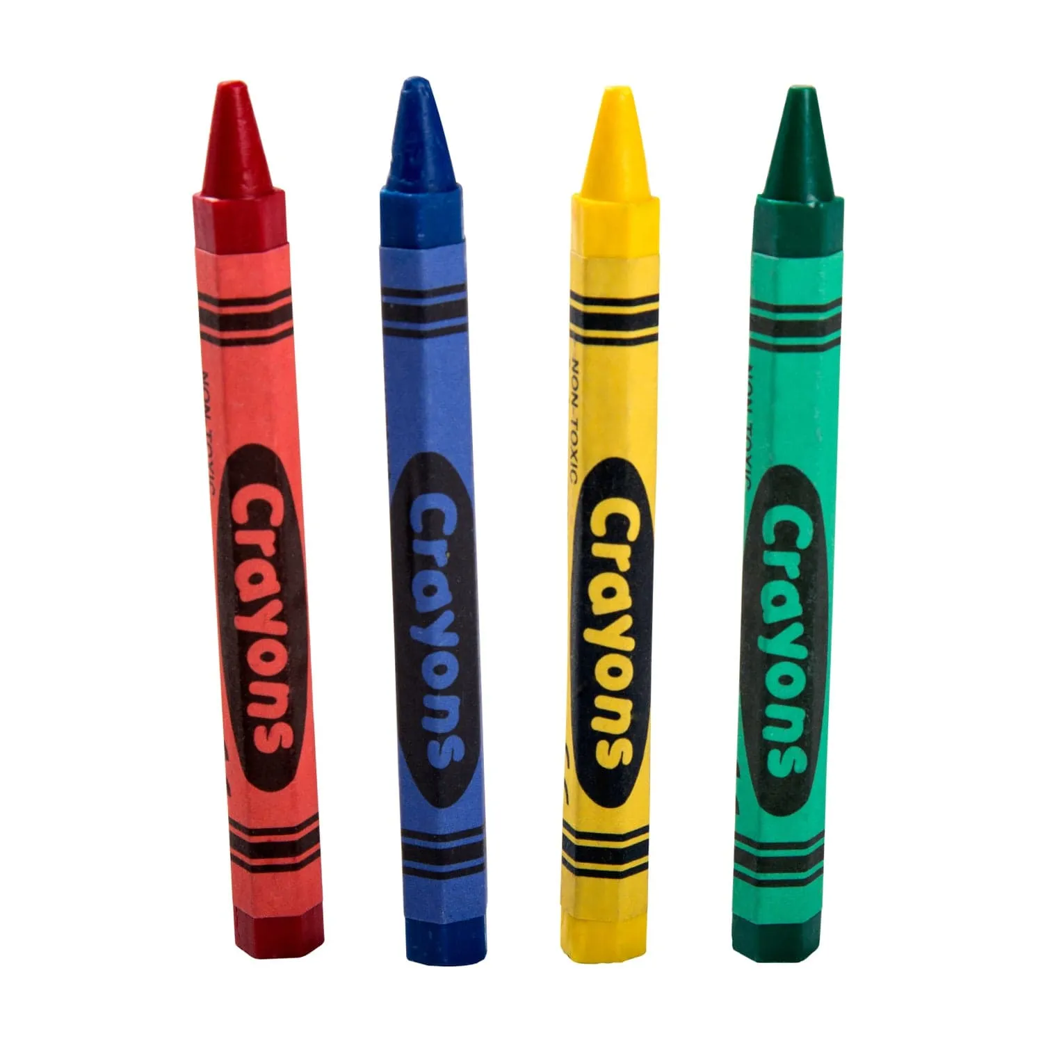 4-Color Pack Boxed Honeycomb Crayons, Case of 500