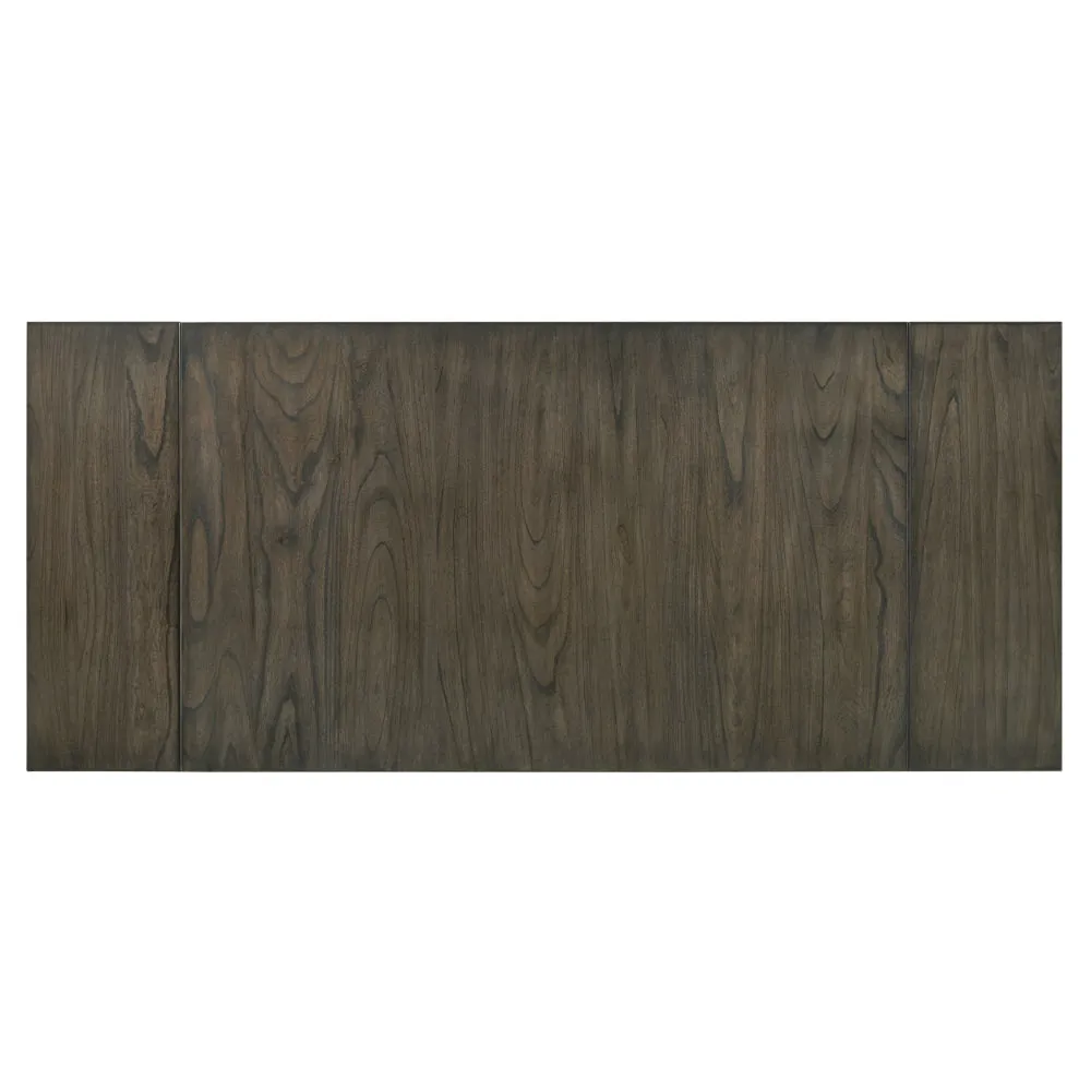 67-95 Inch Extendable Dining Table, Crossed Trestle Base, Rustic Brown By Casagear Home