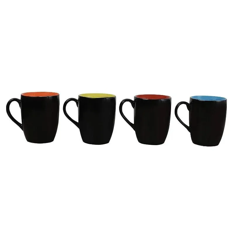 Abstract Ceramic Tea Mugs | Set of 4