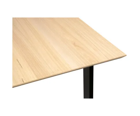 Aconite 7pc 180cm Dining Table Set 6 Cross Back Chair Solid Messmate Timber Wood