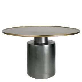 Argent Coffee Table, Brass & Lead By HomArt