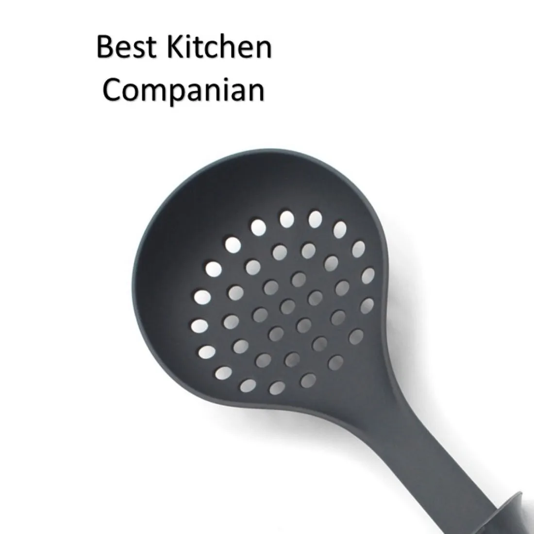 Auroware Kitchen Handle Wood Utensils Set 5 Piece for Baking, Cooking, and Mixing, Dishwasher Safe, Heat Resistant, Soup ladle, Slotted turner, Egg whisk, Solid spoon, and skimmer