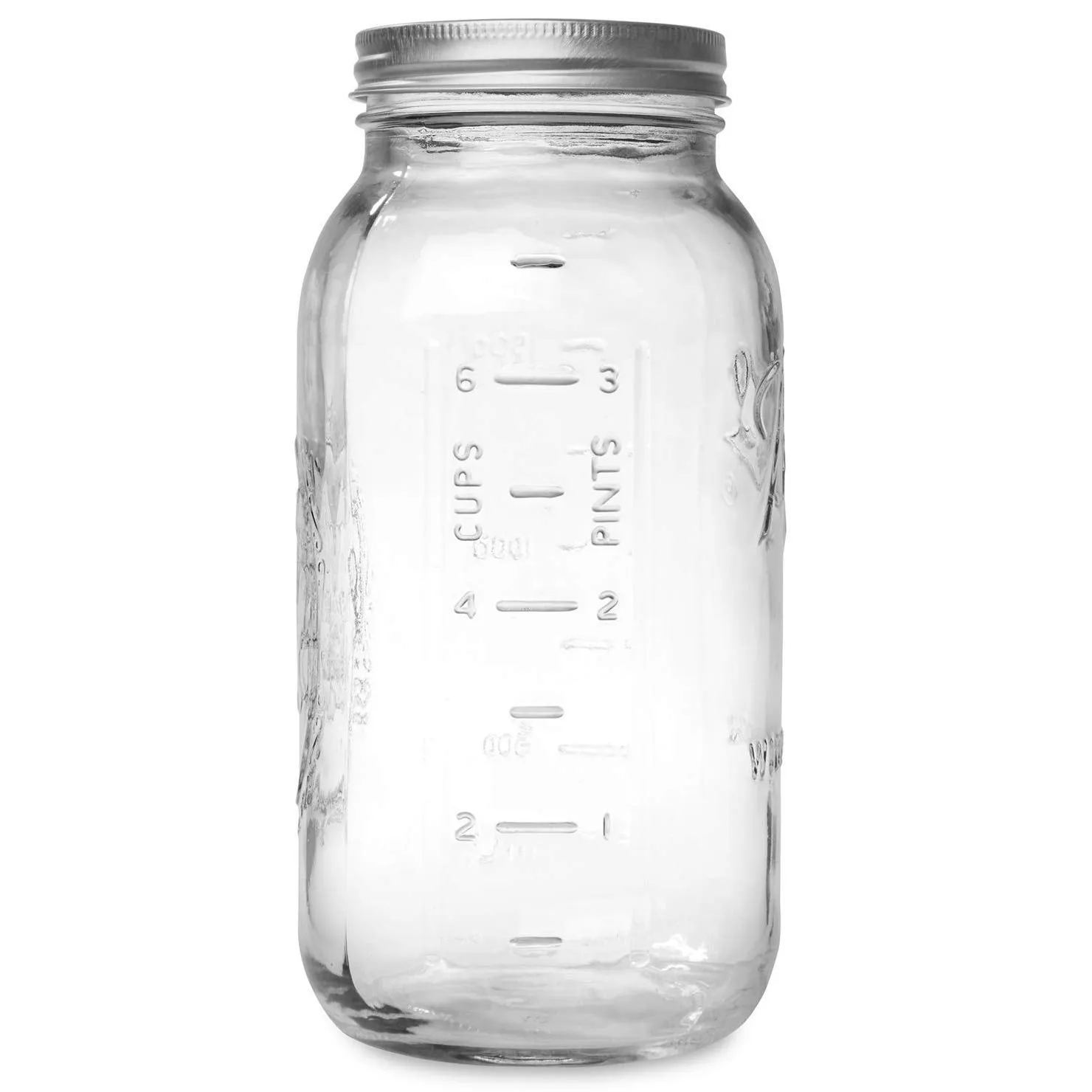 Ball: Wide Mouth Pint Glass Mason Jar with Lids and Bands