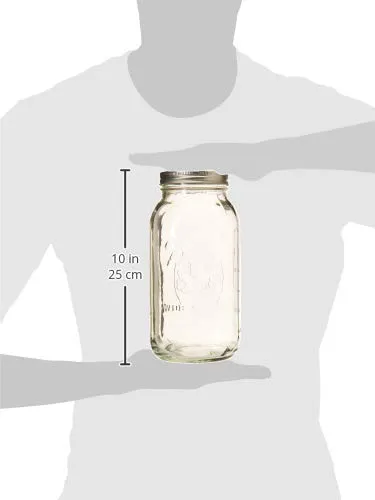 Ball: Wide Mouth Pint Glass Mason Jar with Lids and Bands