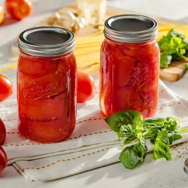 Ball: Wide Mouth Pint Glass Mason Jar with Lids and Bands