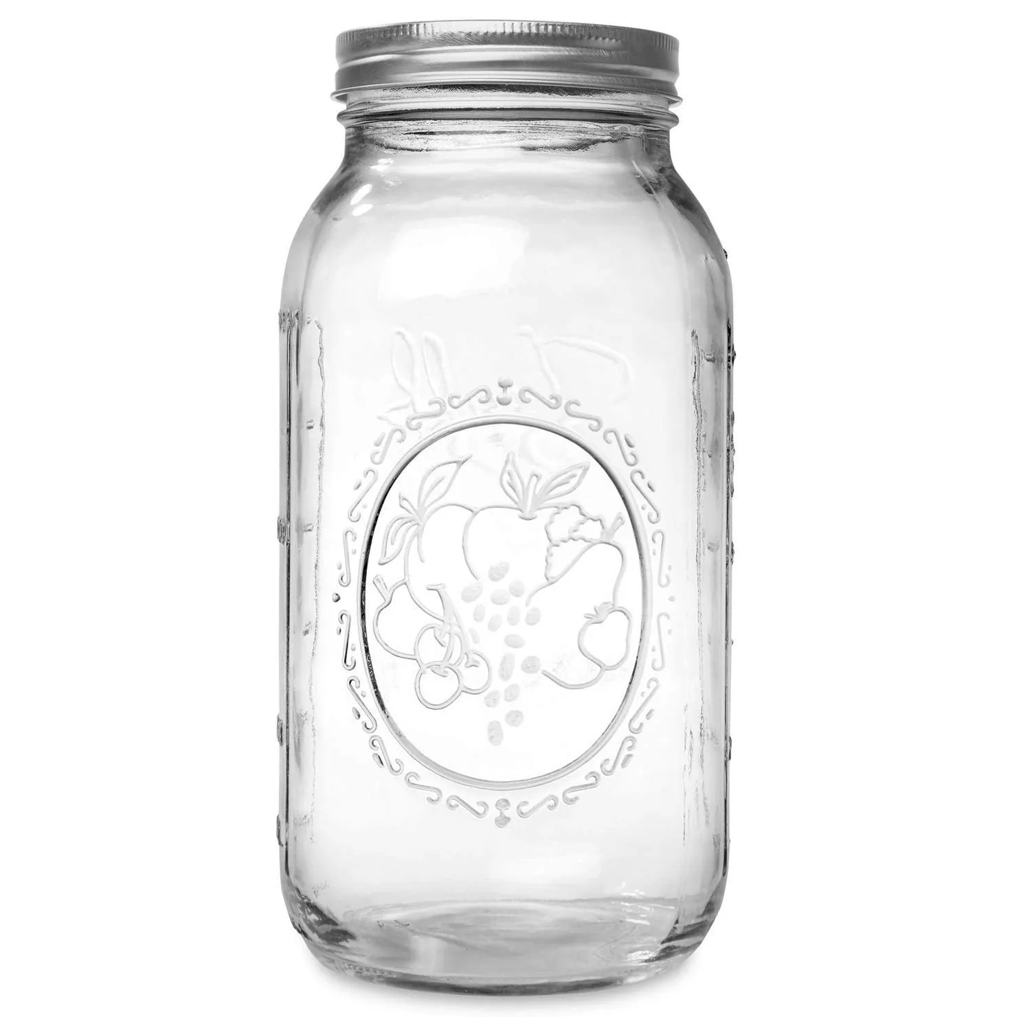 Ball: Wide Mouth Pint Glass Mason Jar with Lids and Bands
