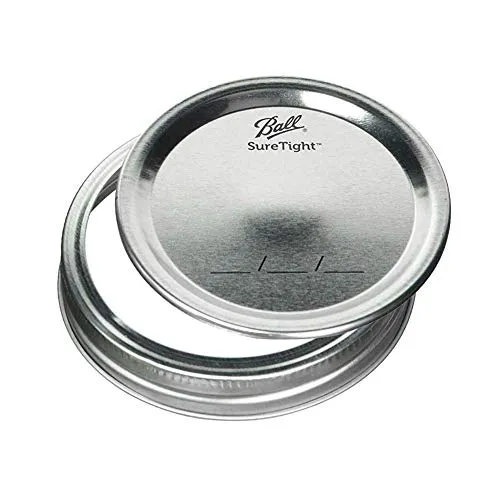 Ball: Wide Mouth Pint Glass Mason Jar with Lids and Bands