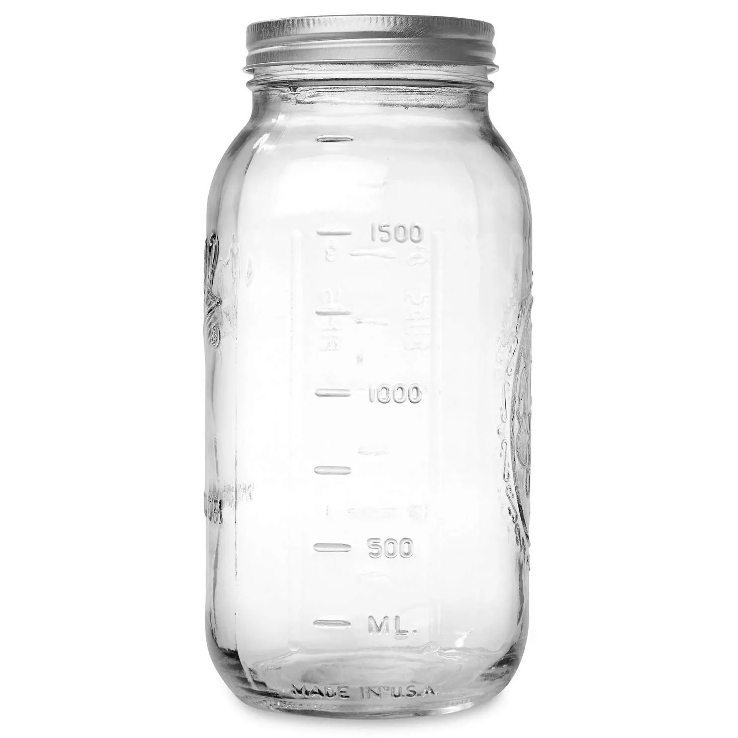 Ball: Wide Mouth Pint Glass Mason Jar with Lids and Bands