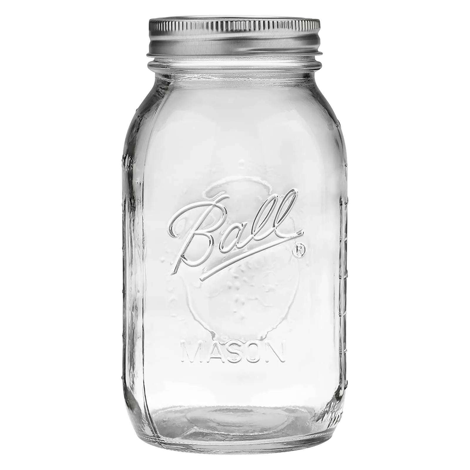 Ball: Wide Mouth Pint Glass Mason Jar with Lids and Bands