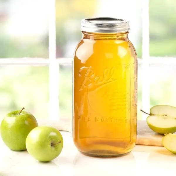 Ball: Wide Mouth Pint Glass Mason Jar with Lids and Bands