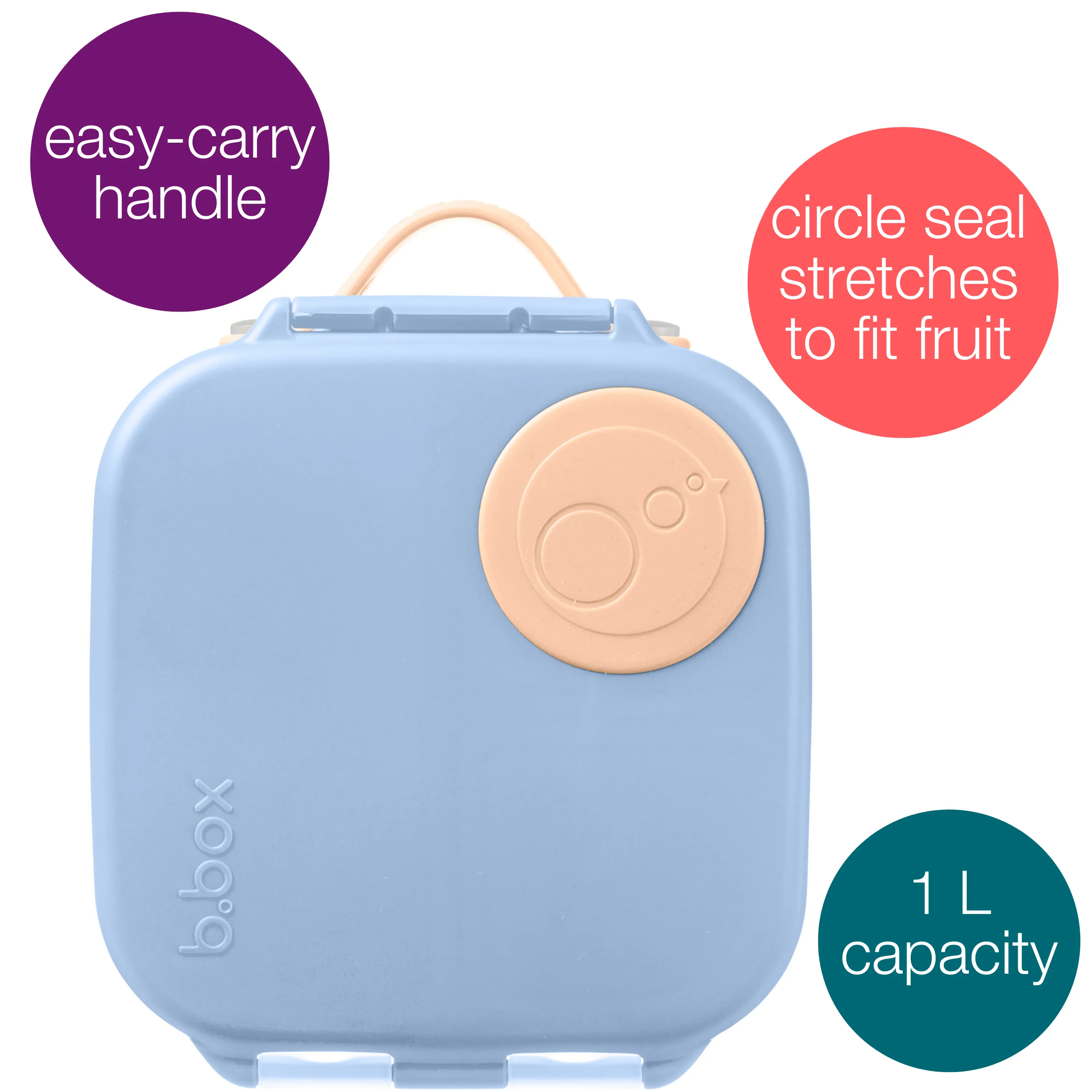 b.box Mini Lunch Box feeling peachy