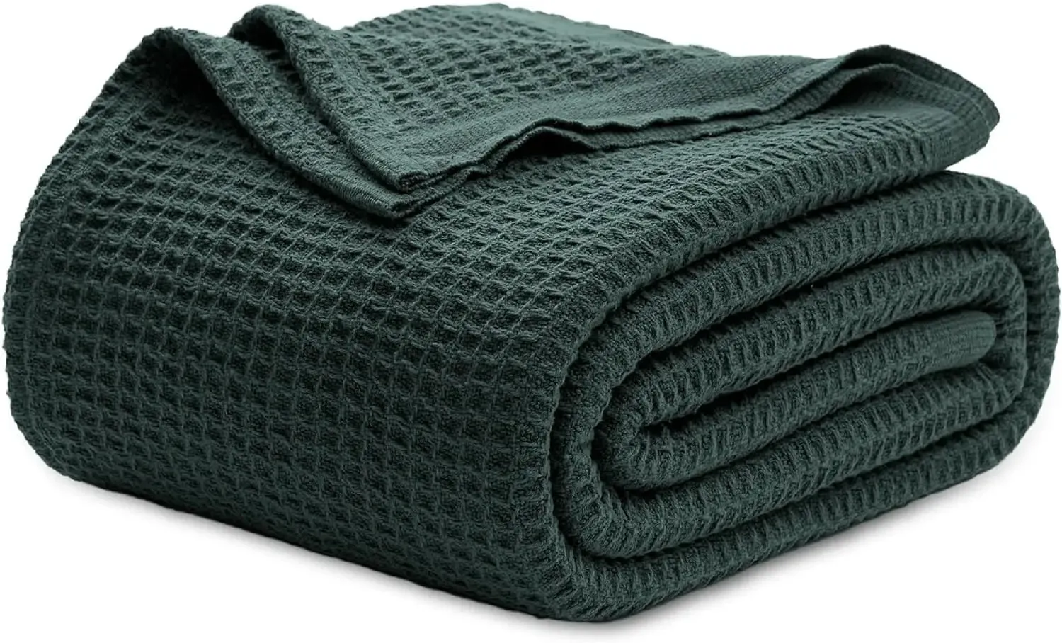 Bedsure 100% Cotton Waffle Weave Lightweight Blanket