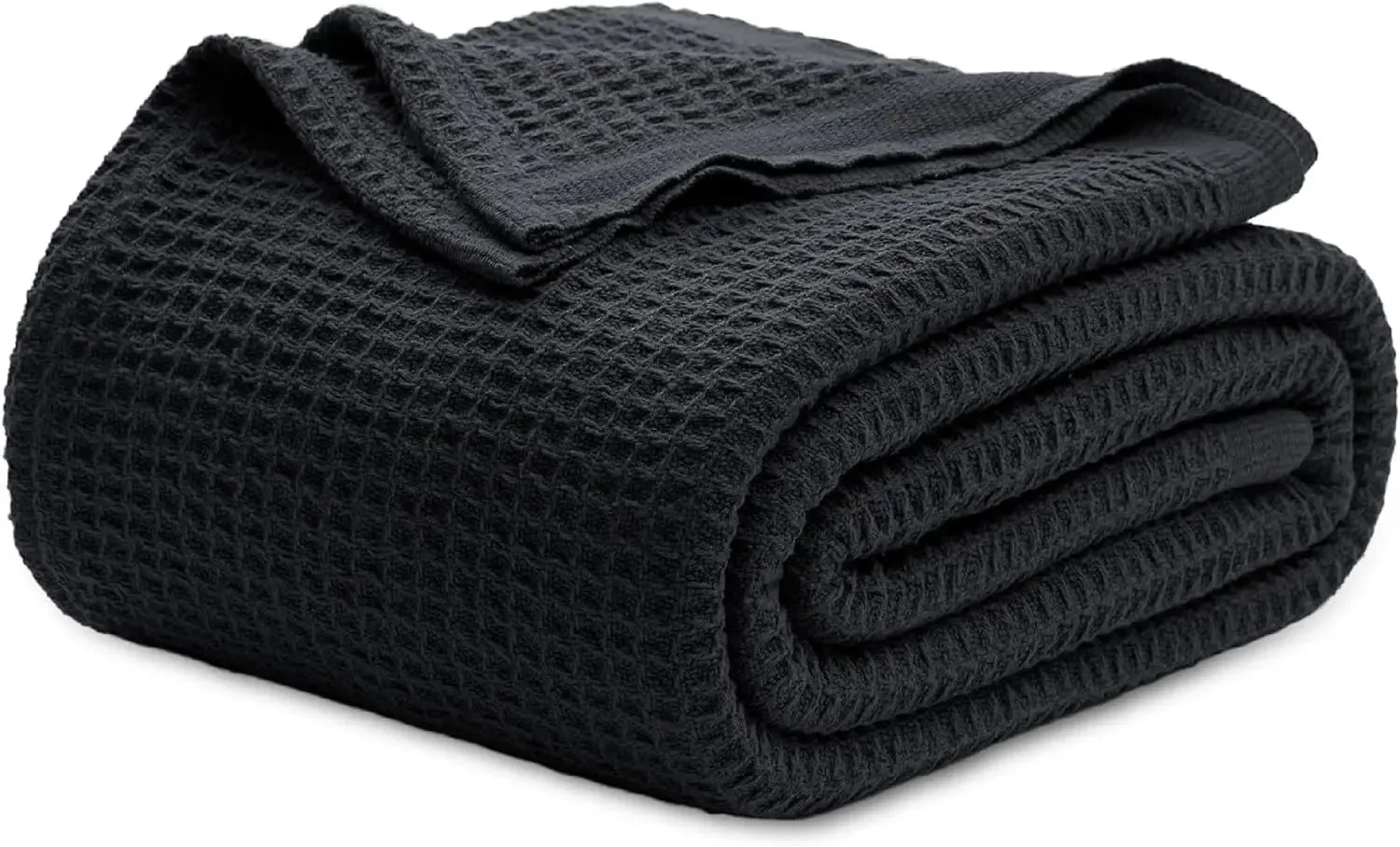 Bedsure 100% Cotton Waffle Weave Lightweight Blanket
