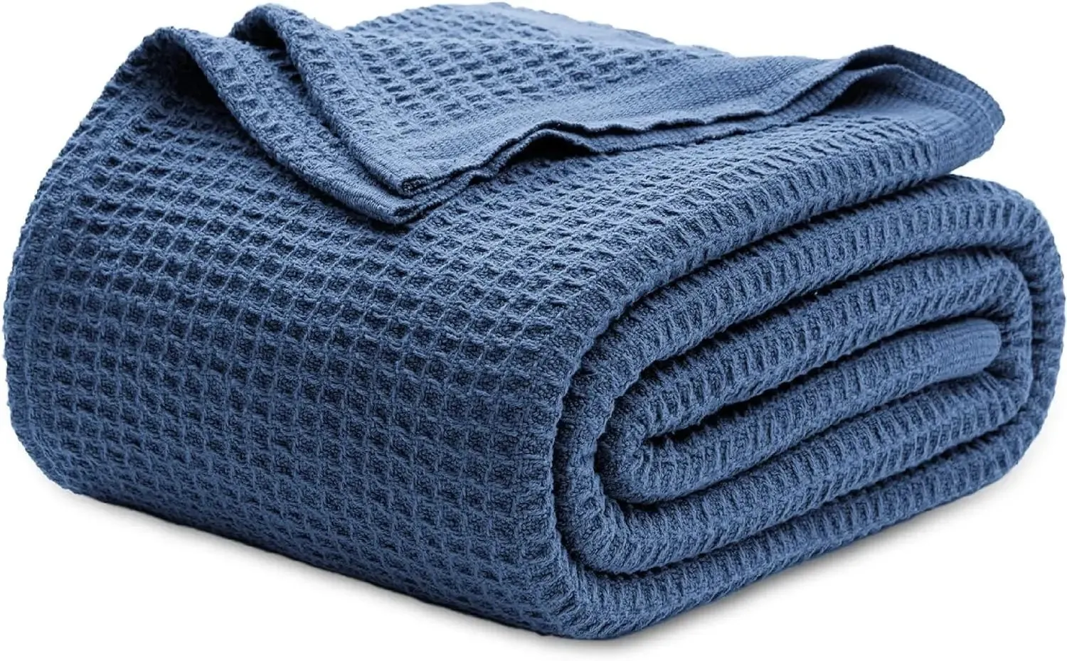 Bedsure 100% Cotton Waffle Weave Lightweight Blanket