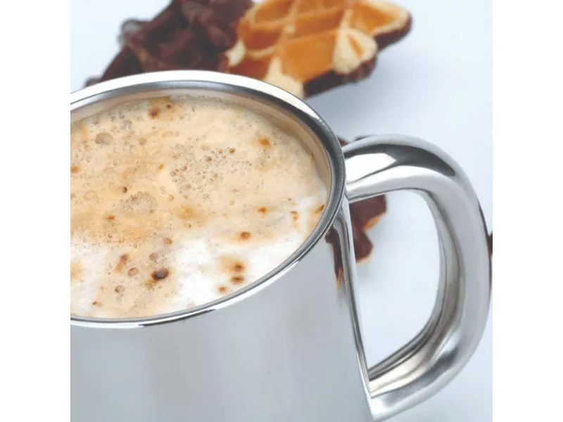 BergHOFF 4Pc 18/10 Stainless Steel Coffee Mug Set, 12oz.