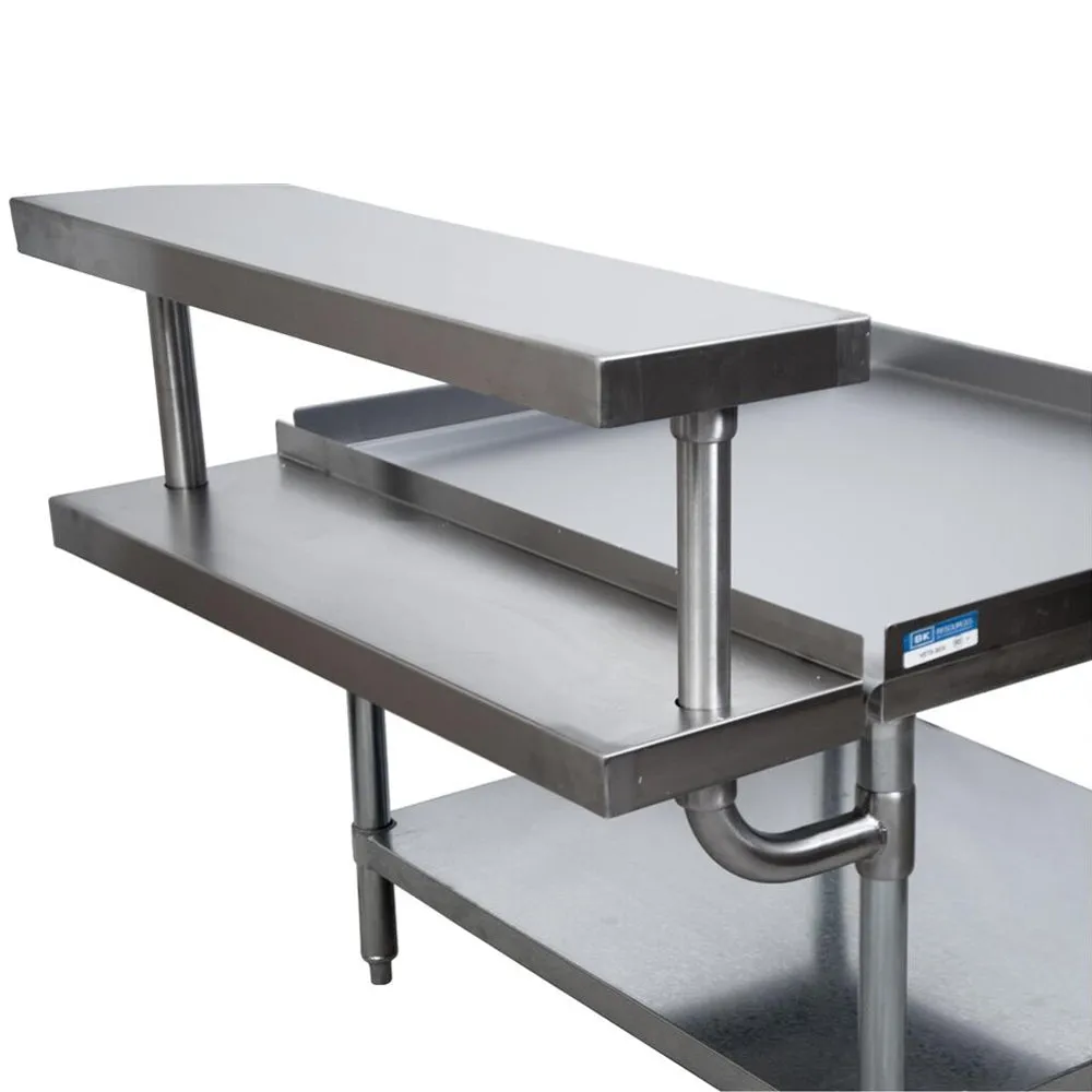 BK Resources EQ-PS48 48"  Adjustable Plate Shelf For Equipment Stand