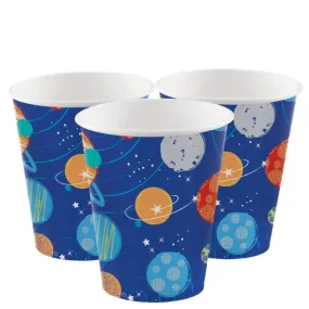 Blast Off Birthday Paper Cups - 8pk