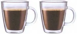Bodum Set of 2 Bistro 10 oz. Insulated Coffee Mug