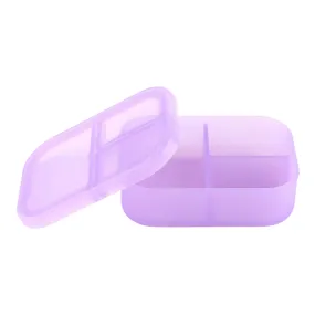 Bumkins Silicone Bento Lunch Box - Jelly Purple