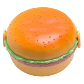 Burger Tiffin Box for Sandwich, Snacks, 3Tier Kids Lunch Box for School Boys & Girls, Kids- Insulated (Multicolor)