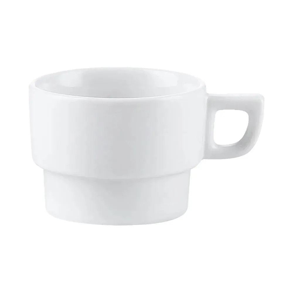 CAC China RCN-1-F Frank Stacking Cup, 7oz 3 1/2" Case of 36 Pcs