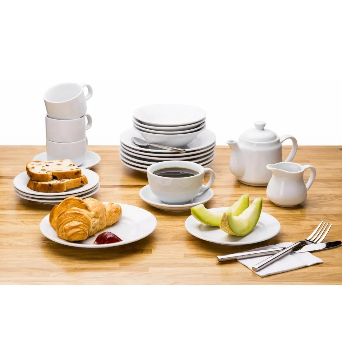 CC200 Athena Hotelware Stacking Cups 7oz (Pack of 24)