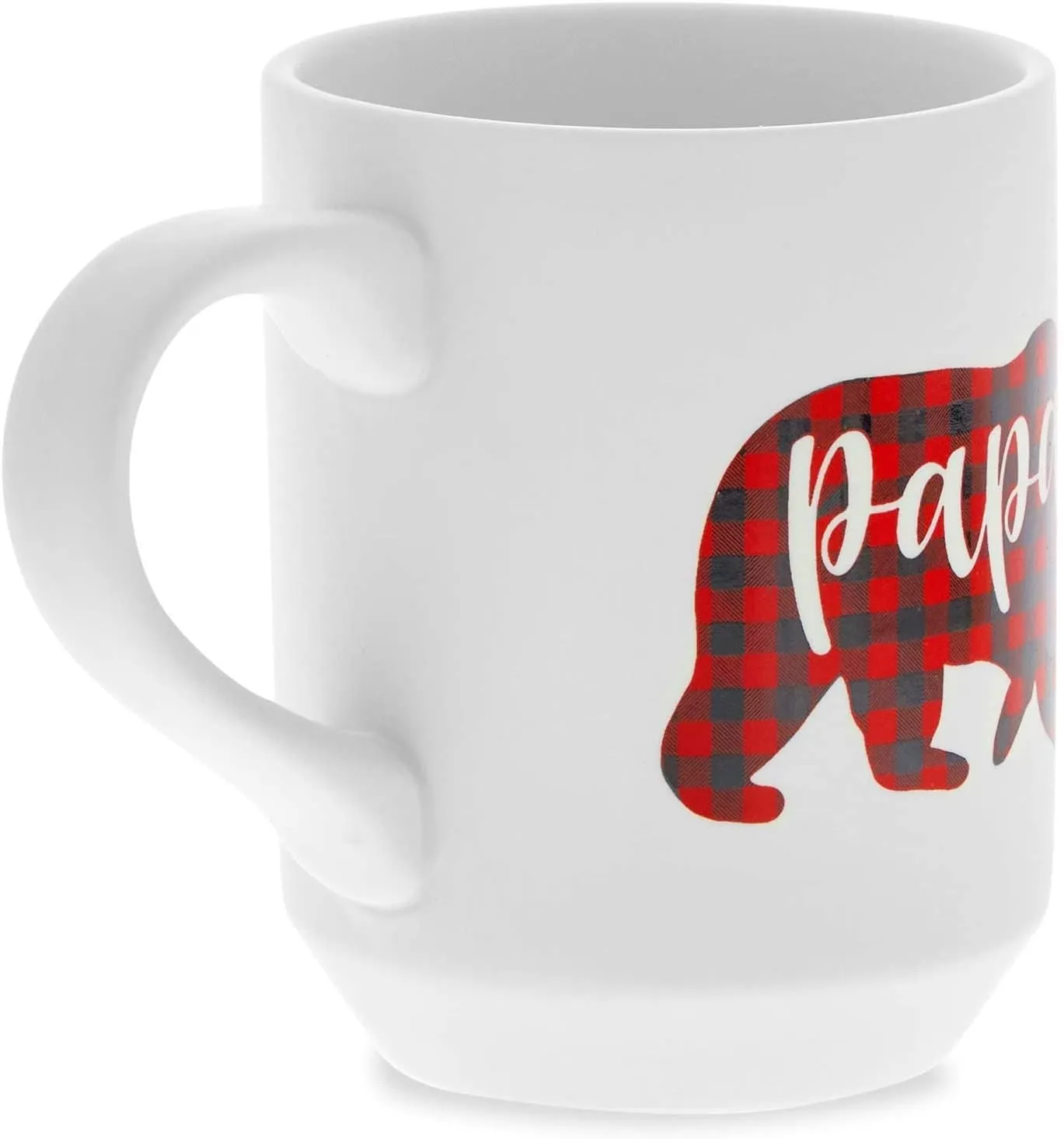Ceramic Coffee Mugs for Couples, Papa Bear and Mama Bear (15 oz, 2 Pack)