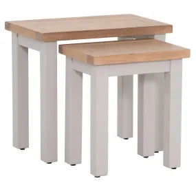 Charlestown Grey Nest of 2 Tables
