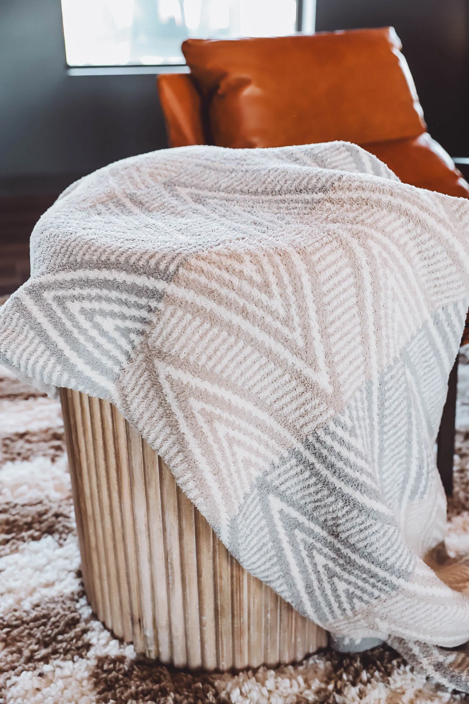 Chevron Two-Toned Throw Blanket