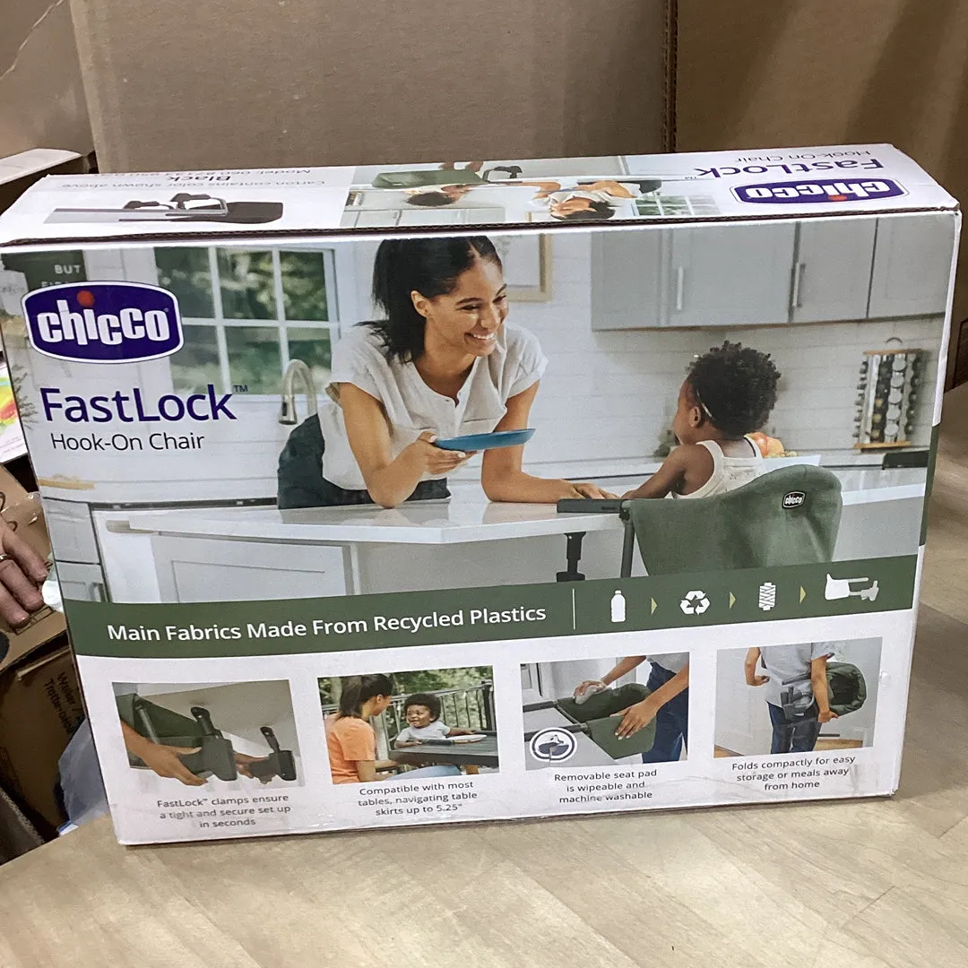 Chicco FastLock Hook-on-Chair Booster Seat - Black