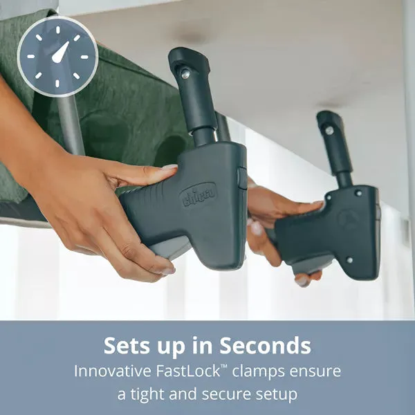 Chicco FastLock Hook-on-Chair Booster Seat - Black