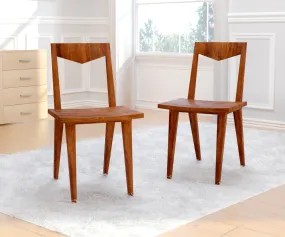 Classic Harmony Solid Wood Dining Chairs Set of 2