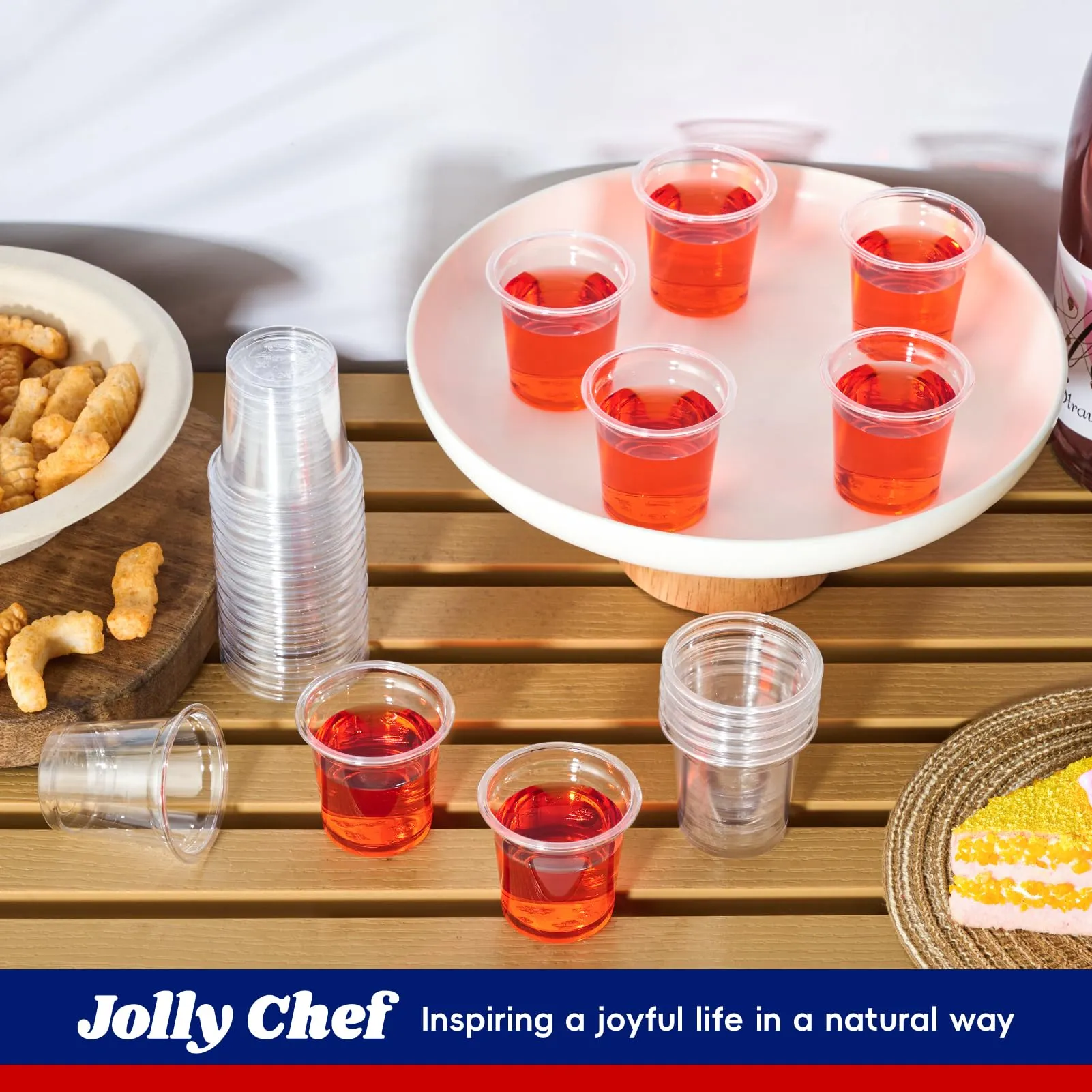 Clear Disposable Jelly Cups