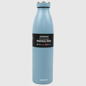 COAST BLUE SISTEMA HYDRATION 750ML STAINLESS STEEL BOTTLE