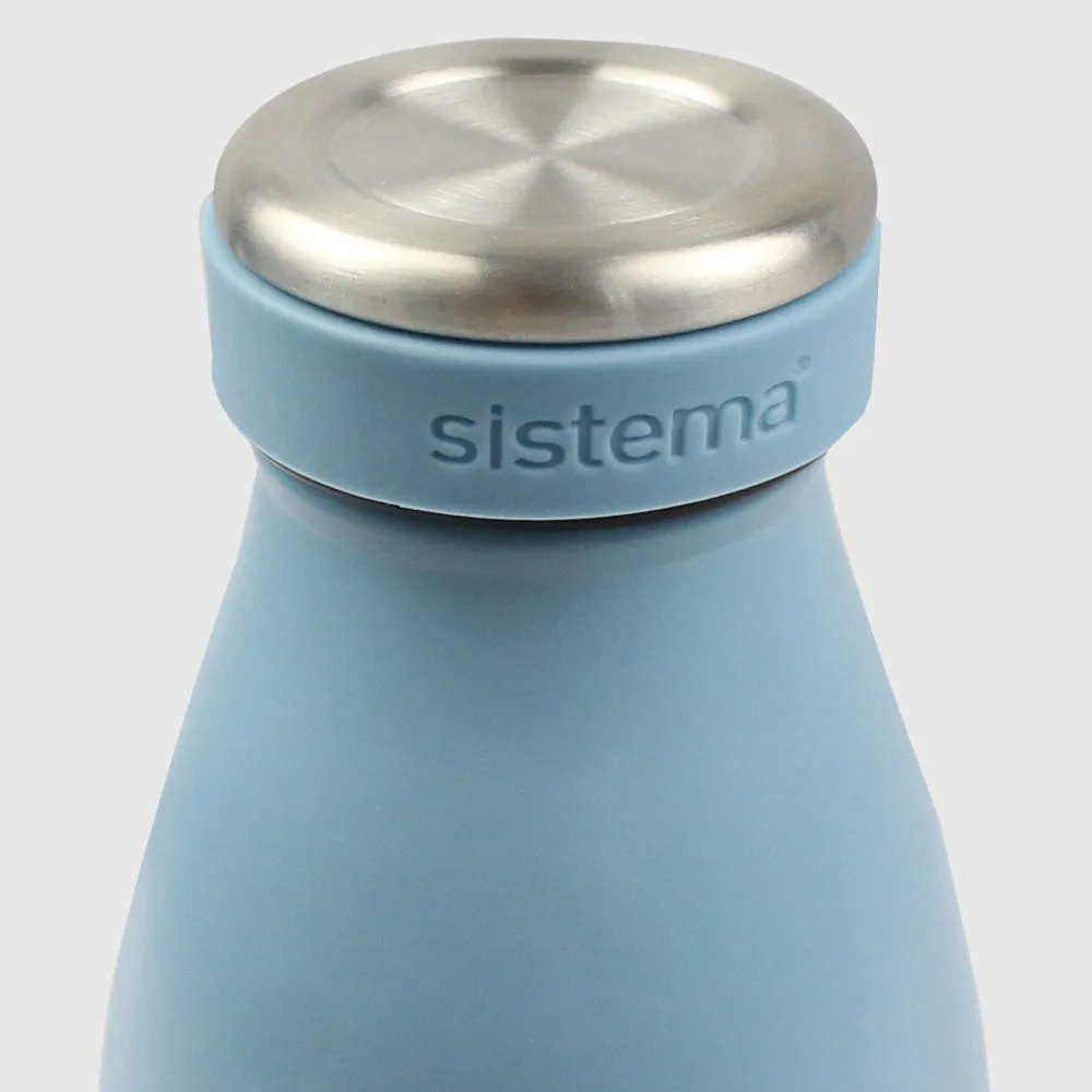 COAST BLUE SISTEMA HYDRATION 750ML STAINLESS STEEL BOTTLE