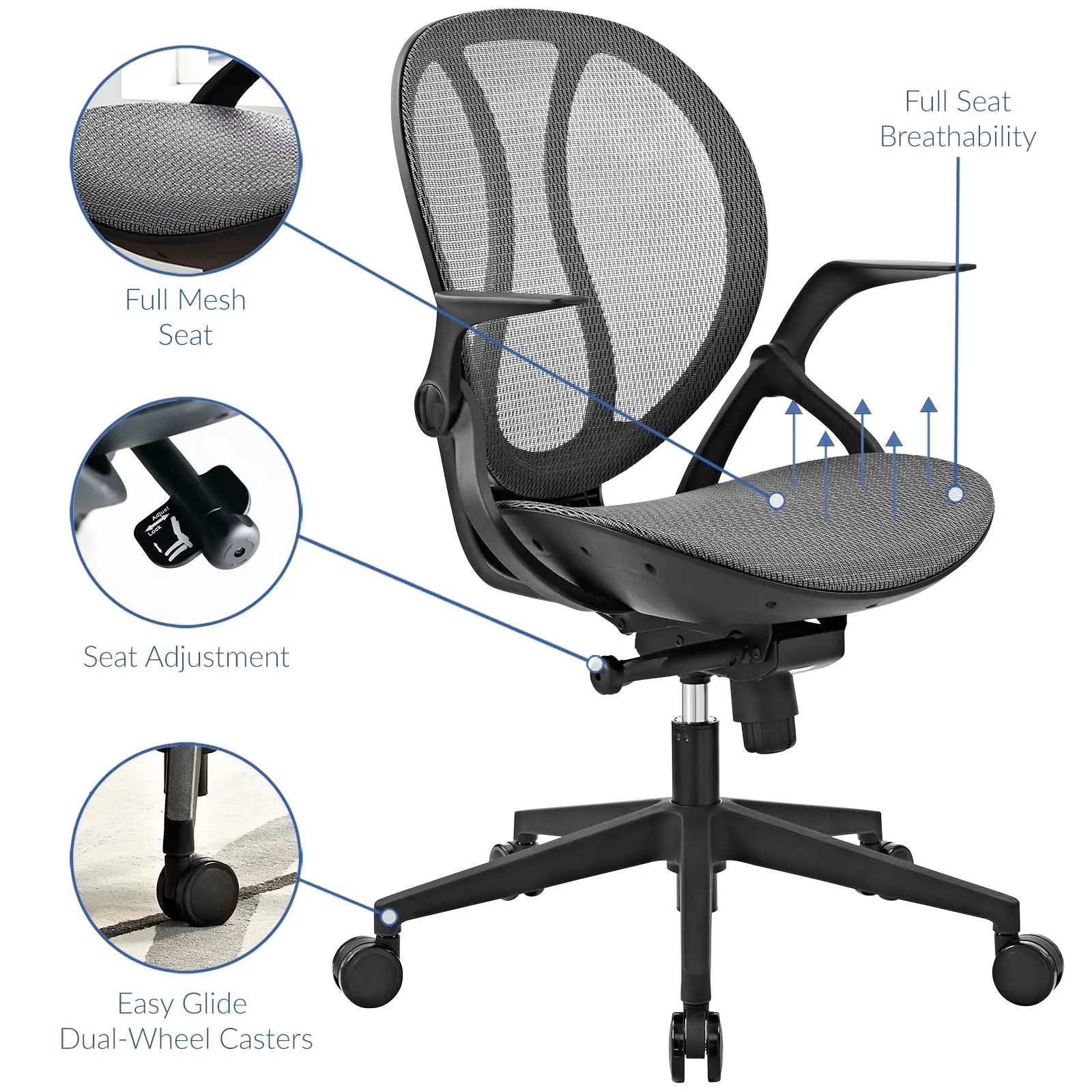 Conduct Mesh Office Chair By Modway - EEI-2772