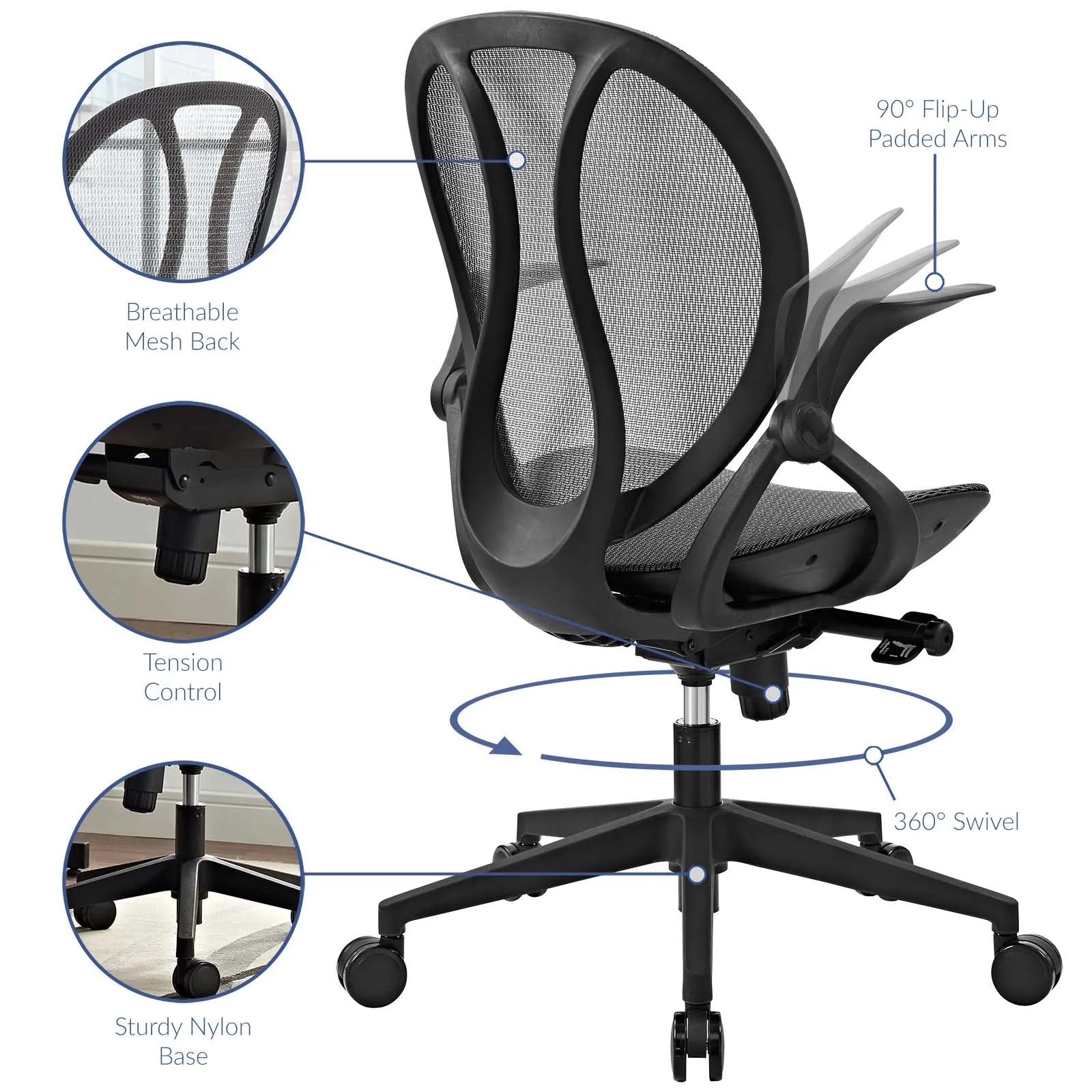 Conduct Mesh Office Chair By Modway - EEI-2772