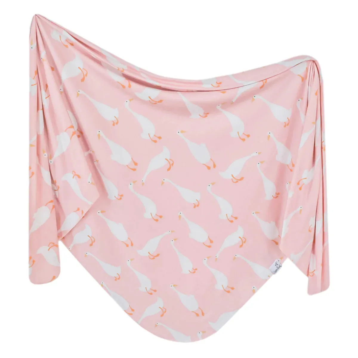 Copper Pearl Knit Swaddle Blanket / Goosie
