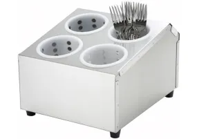 Cutlery Tray SS 4 Hole 2 Tier