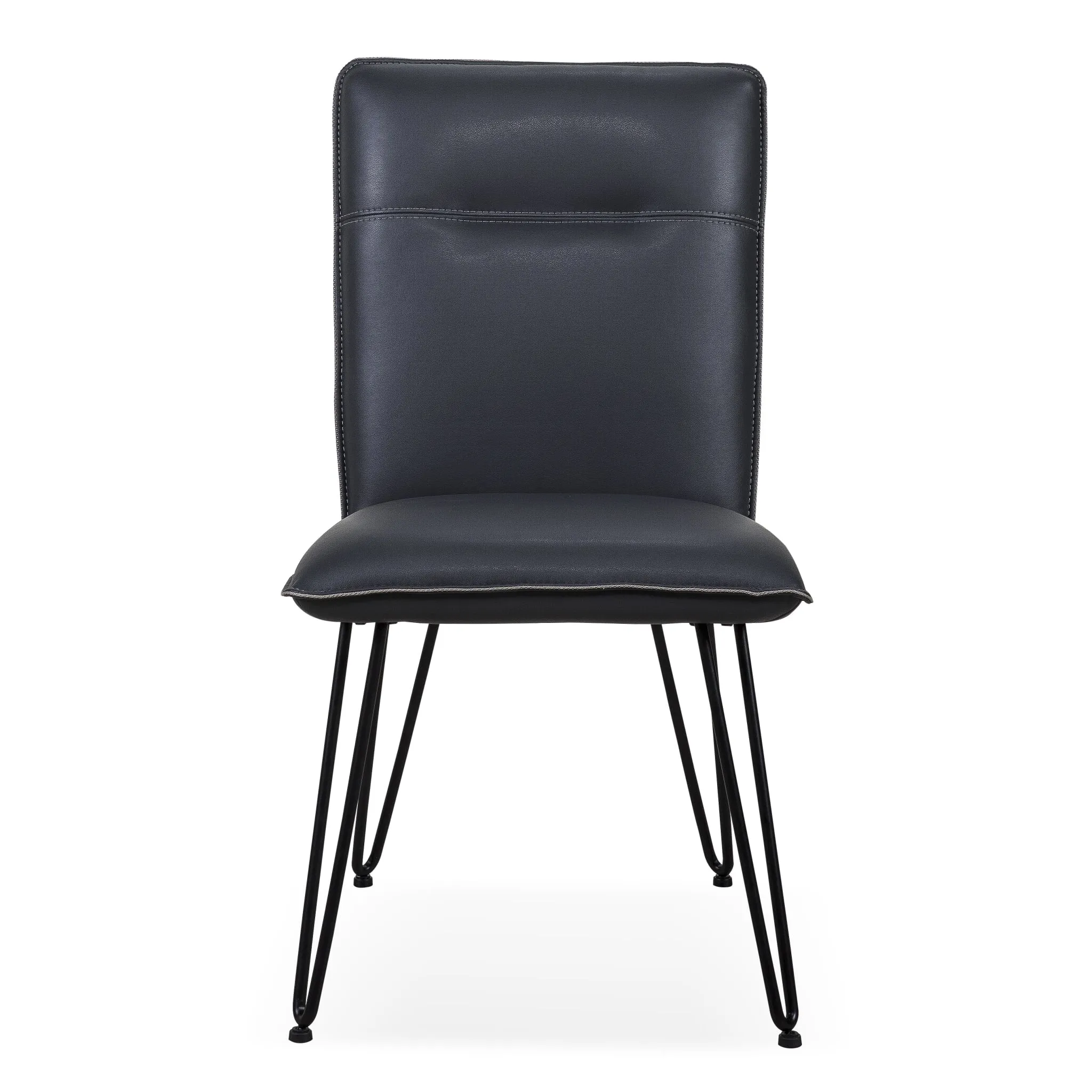 Demi Hairpin Leg Modern Dining Chair in Cobalt