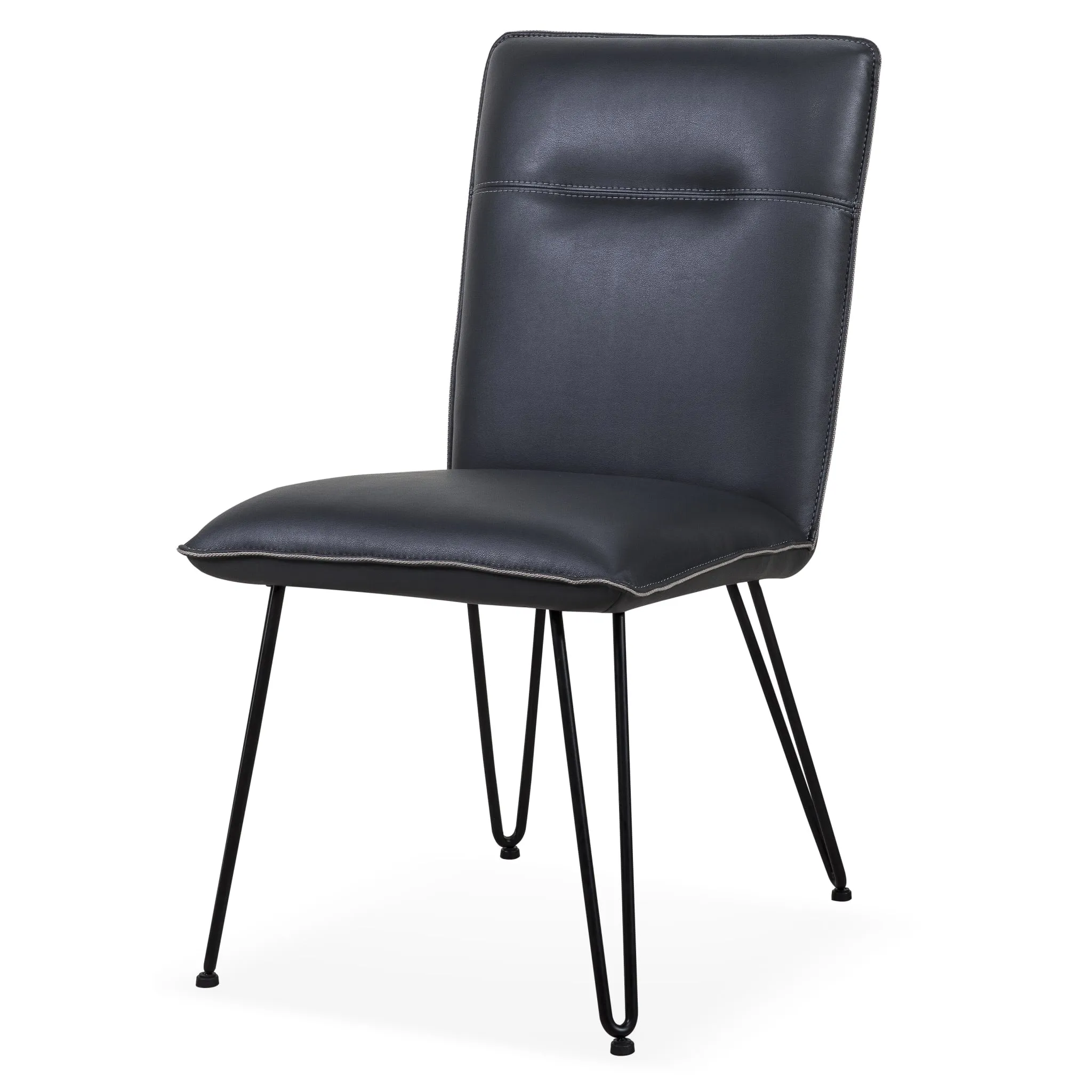 Demi Hairpin Leg Modern Dining Chair in Cobalt