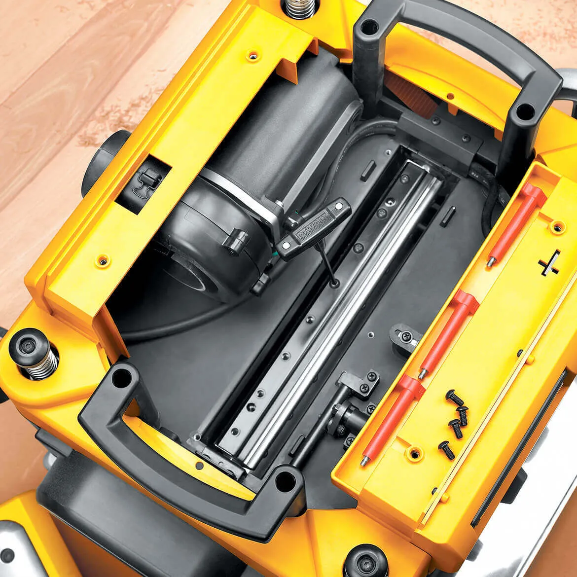 DeWALT DW735X 13-Inch Two-Speed Woodworking Thickness Planer   Tables & Knives