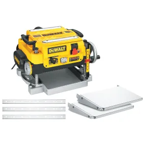 DeWALT DW735X 13-Inch Two-Speed Woodworking Thickness Planer   Tables & Knives