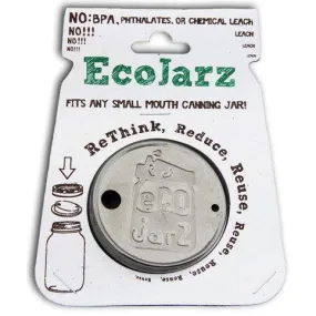 EcoJarz Stainless Steel Drinking Jar Lid Small Mouth